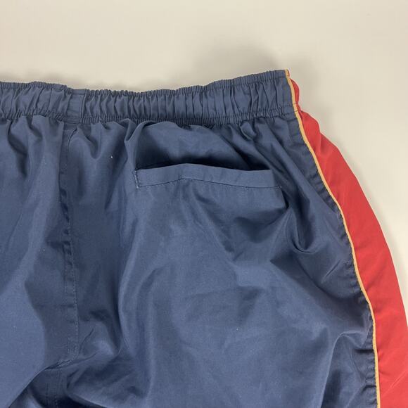 VTG Reebok Track Pants Mens XL Blue Windbreaker Jersey Lined Relaxed Tapered Y2K - Picture 10 of 11